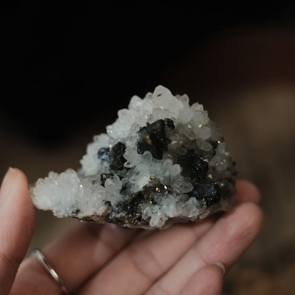 O6 Chalcopyrite on Quartz | Onigiri